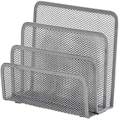 Immagine di Q CONNECT Argento Mesh Lettera Sorter kf00852 Confezione da 1