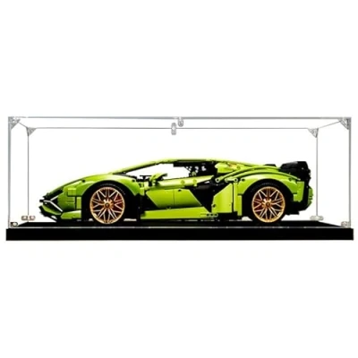 Immagine di vetrina in acrilico per Lego 42115, trasparente antipolvere (Lamborghini Sián FKP 37) (NON incluso nel modello)(3mm)