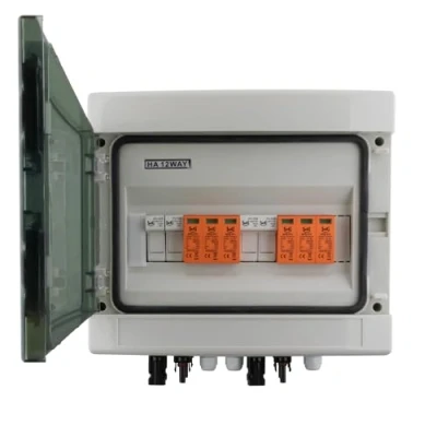 Immagine di SeKi DC 2 String 3P T2 scatola di collegamento solare protezione da sovratensione/fulmini 32 a 1000 V; alloggiamento parete IP65 12 module; PV fotovoltaico