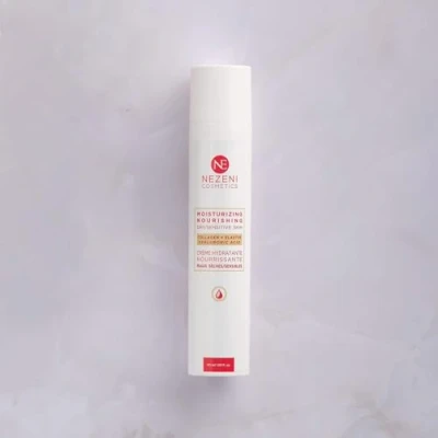 Immagine di Nezeni Crema Idratante Viso Collagene Nutriente Notte 10 Principi Attivi Aumenta la Produzione di Per Pelle Secca e/o Sensibile BASSA IN CONSERVANTI