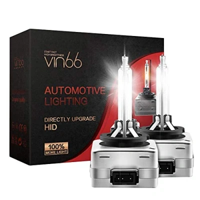Immagine di D1S HID Xenon Headlight Replacement Bulbs 4300K 8000k Bianco con stent in metallo Base Car Lampade Head Luci 35W 12V Lights (2 pacchi) (6000K, D1S)