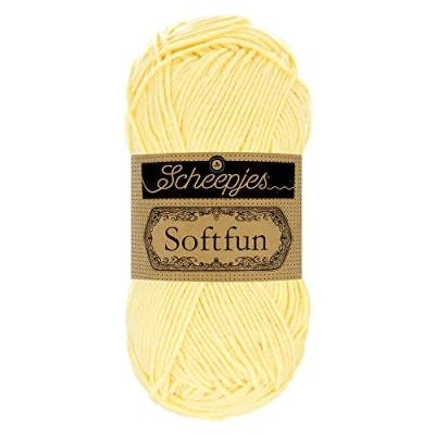 Immagine di Scheepjes 2496 Banana Softfun Filato 1x50g