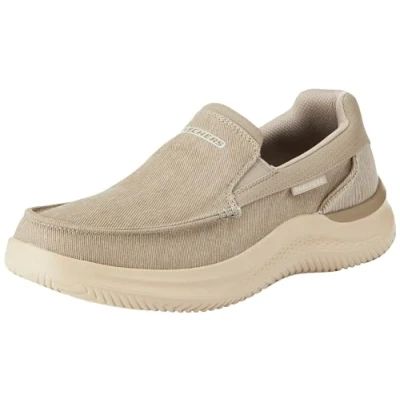 Immagine di Skechers Hasting, Senza Lacci Uomo, Tela Color Tortora, 43 EU