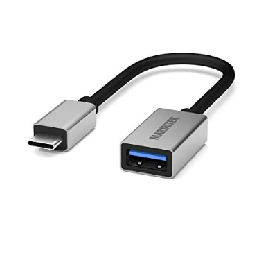 Immagine di MARMITEK Cavo adattatore da USB C a UU26 Connessione Thunderbolt USBA Collega accessori al tuo tablet OTG (On The Go) Convertitore USBC