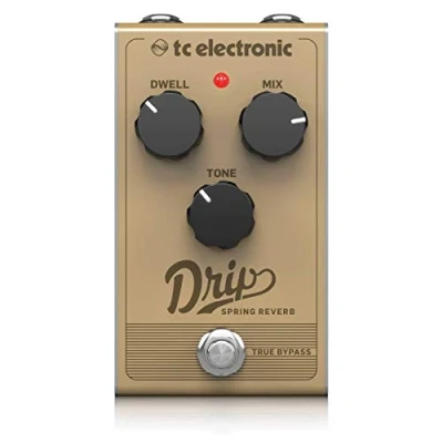 Immagine di TC Electronic DRIP SPRING REVERB riverbero a molla retrò con Dwell, Mix e Tone regolabili per un frizzante