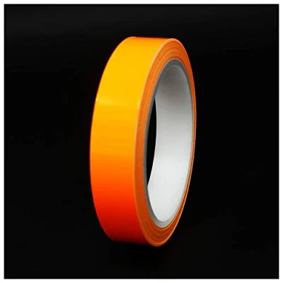 Immagine di 10m Strisce adhesive decorative per auto moto barca e modellismo in vari colori autoadesive Lunghezza (20mm, Arancio neon)