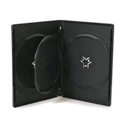 Immagine di Mediarange BOX15 50 custodie 3 posti per cd, dvd e blu ray con tasca trasparente copertina spessore di 14mm