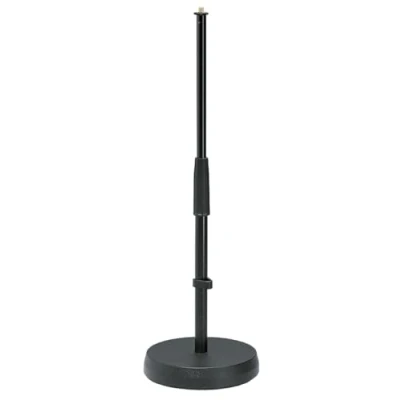 Immagine di K&amp;M 233 Supporto da tavolo/pavimento per microfono nero