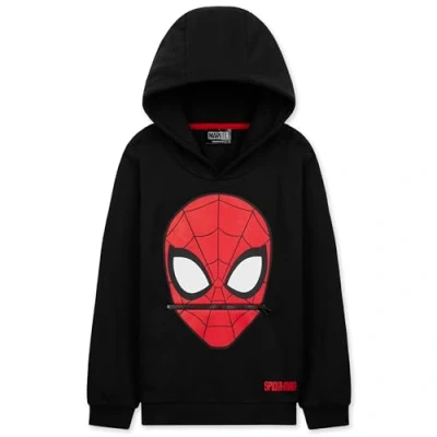 Immagine di Marvel Felpa Bambino con Cappuccio Spiderman 3 12 Anni Felpe Ragazzo in Cotone Abbigliamento (Nero, 7 8 Anni)