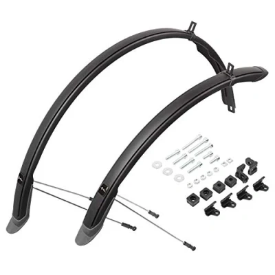 Immagine di M WAVE Max ll F+R, Set parafango Unisex, Nero, 28&quot;