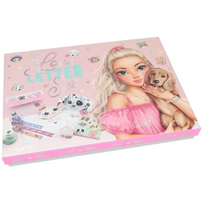 Immagine di Depesche 12881 TOPModel Kitty e Doggy Set di Scritte a Mano con Design Cani Gatti, Inclusi Articoli cancelleria, Buste, Adesivi, timbri Molto Altro, Multicolore