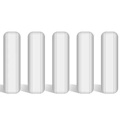 Immagine di stonylab Barra di Agitazione, Ancorette Magnetiche Rivestite in PTFE da 30 mm Mixer Bianco per Agitatori, 5 Pacchetti