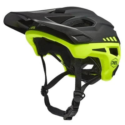 Immagine di O&#039;NEAL Casco Bici I MTB Uomo Leggero con Grandi Fori di Ventilazione Standard Sicurezza EN1078 Trailfinder Helmet Split V.20 Caschetto Giallo Neon Taglia L/XL