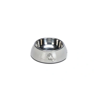 Immagine di Simons Cat Ciotola per gatti in plastica, 160 ml, 14 x 4,5 cm, colore: Grigio chiaro