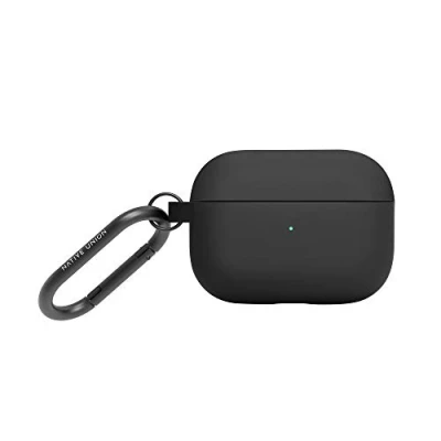 Immagine di Native Union Custodia Roam per AirPods Pro in silicone liquido setosa e opaca Compatibile con Pro, 2 (Nero)