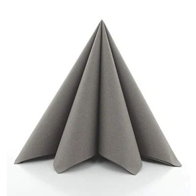 Immagine di Sovie HORECA Tovaglioli in Airlaid, 40 x cm, assorbenti e simili al tessuto, ideali per matrimoni feste, 50 pz, colore: oro, Beige Grigio, cm