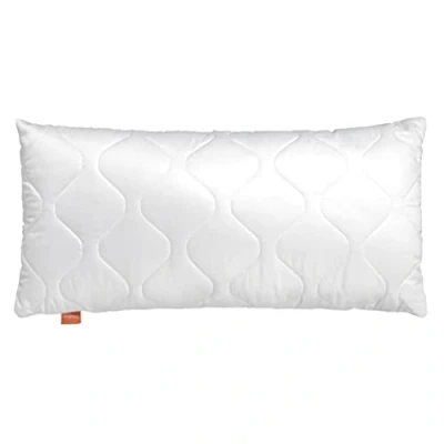 Immagine di sleepling Comfort 196140 set die 2 cuscini per letto, Imbottitura Cuscini, Oekotex, lavabile 60 gradi, Prodotto in UE, Garanzia di imbottitura, taglia, 50 x 70 cm, bianco