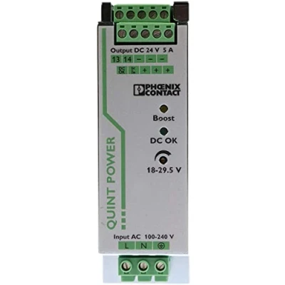 Immagine di Phoenix Contact QUINT PS/1AC/24DC/5 Alimentatore per guida DIN 24 V/DC 5 A 120 W Num. uscite:1 x Contenuto 1 pz.