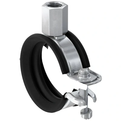 Immagine di Fischer 562458 Morsetto stringitubo Snodo collare per tubi 10 pz.