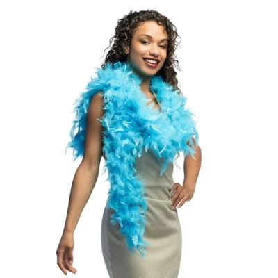 Immagine di Boland Boa di piume, colori a scelta, lunghezza circa 180 cm, accessorio per costumi, Charleston, anni 20, flapper, carnevale, festa tema