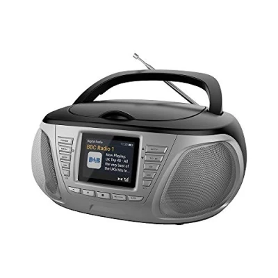 Immagine di Xtreme ZT DC015, videogames Stereo Lettore CD con Radio DAB Portatile Display LCD MP3 Boombox 33198, Nero