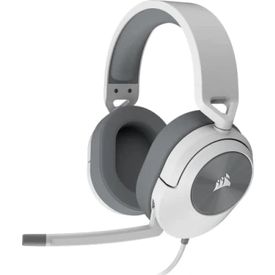 Immagine di CORSAIR HS55 Surround Cuffie da Gioco Cablate Multipiattaforma Leggere Dolby 7.1 Suono Compatibili con iCUE PC, Mac, PS5, PS4, Xbox, Nintendo Switch, Mobile Bianco