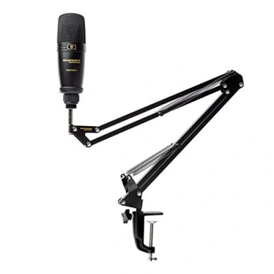 Immagine di Marantz Professional Umpire Microfono USB PC per Cattura Audio, YouTube, Streaming, Podcast e Gaming; Schermo Antipop, Sospensione Elastica