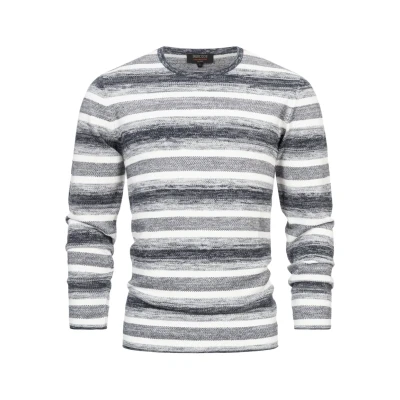 Immagine di Indicode Uomini INManfred Knit Sweater Maglione Leggero in 100% Cotone Navy Mix S