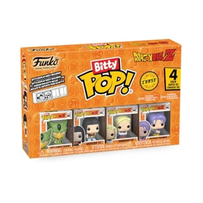 Immagine di Funko Bitty Pop! DBZ Frieza 4PK 100% Final Form, Super Saiyan Goku First Appearance, Vegeta E una Mini Figura Misteriosa a Sorpresa 0.9 Inch (2.2 Cm) Dragon Ball Z Fans
