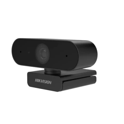 Immagine di Hikvision DS U02 Webcam Full HD da 2 MP con microfono grandangolare USB Plug &amp; Play, colore: Nero