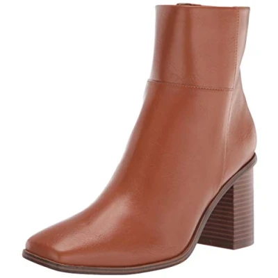 Immagine di The Drop Ibita, Stivaletto con Tacco Alto e Cerniera Laterale Donna, Marrone Cognac, 38.5 EU