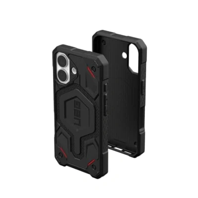Immagine di Urban Armor Gear Monarch Pro MagSafe Case Backcover per cellulare Apple iPhone 16 Kevlar ®, Nero Compatibile con