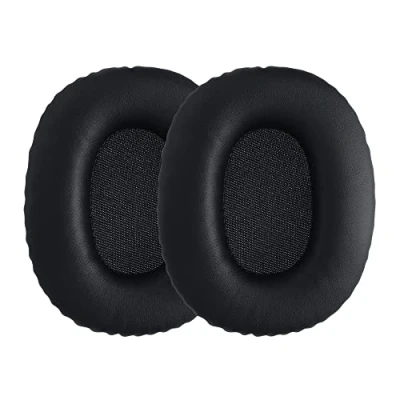 Immagine di kwmobile 2x Cuscinetto Cuffie Compatibile con Marshall Monitor Pad Cuscinetti Ricambio Over Ear Simil Pelle nero
