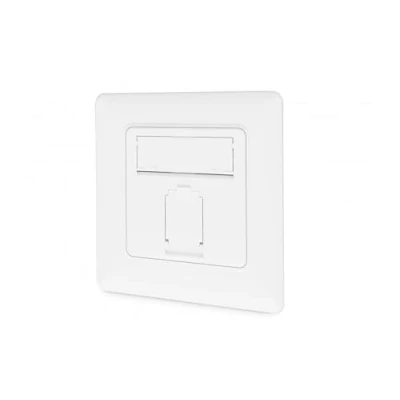 Immagine di Digitus DN 9010/8 1 Presa di rete Da incasso Inserto con piastra centrale e telaio CAT 6A Bianco
