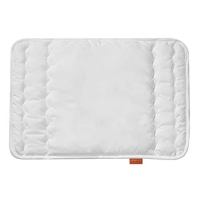 Immagine di sleepling 196280 cuscino piatto per neonati e bambini Prodotto in UE Lavabile 60 gradi Certificato Ökotex Anallergico 100% microfibra 40 x cm, bianco