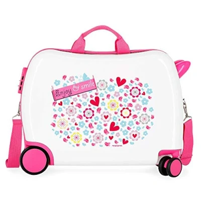 Immagine di Movom Happy Time Valigia per bambini, 50 cm, Multicolore (Enjoy and Smile)