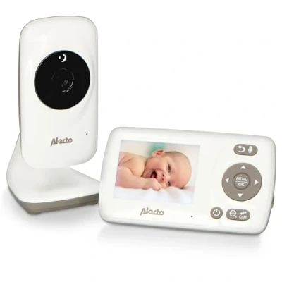 Immagine di Alecto DVM 71 Video baby monitor con display colore 2.4&#039;&#039;, Portata lunga all&#039;interno e all&#039;esterno, funzione VOX