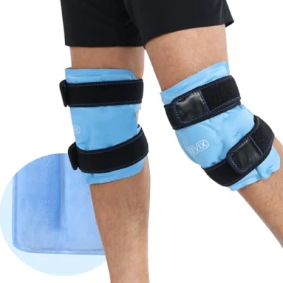 Immagine di REVIX pacchetto di ghiaccio del piede con terapia compressione a freddo, sollievo dal dolore per tendine Achille, al alle caviglie slogate