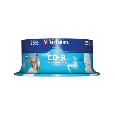 Immagine di Verbatim CD R 80MIN Datalife PLUS, Confezione da 25