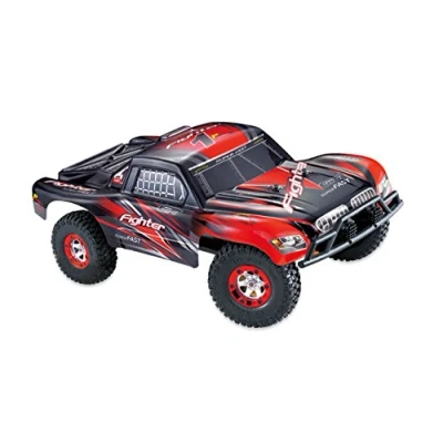 Immagine di Amewi 22245 Fighter PRO 4WD brushless 1:12 Short Course, RTR,2,4 GHz, rosso, nero, bianco