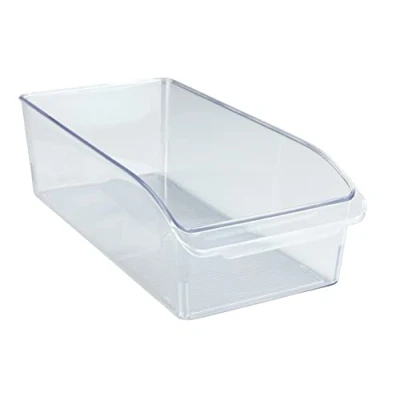 Immagine di WENKO Organizzatore per il frigorifero misura M, adatto e l&#039;armadio suddividere gli alimenti, design trasparente, 31x9,5x15cm, in robusto PET