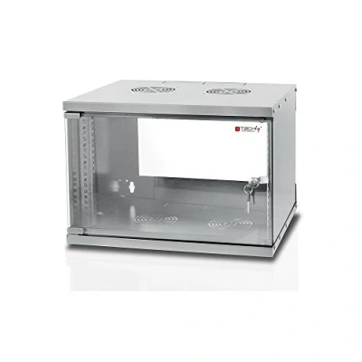 Immagine di Techly Professional 022212 Armadio Rack 19&quot; a Muro 6U Prof. 320 Grigio Assemblato