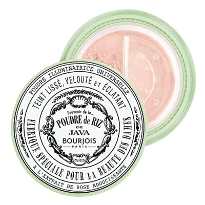 Immagine di Bourjois Cipria in Polvere Vintage Java Rice Powder Formula Illuminante e Uniformante Fragranza Floreale 00 Universal Shade 3.5 g