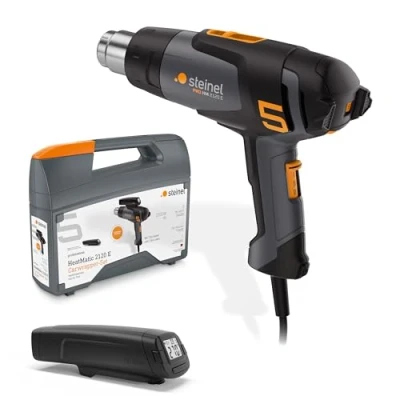 Immagine di Steinel 089658 HEISSLUFTGEBLAESE HM 2120 E 7,5M KF+SCAN Termosoffiatore 2200 W