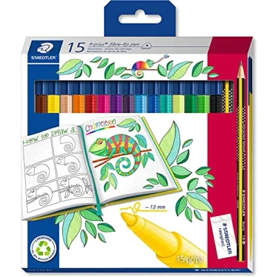 Immagine di Staedtler Pennarello in fibra triplus® color 323 C15P 1 mm N/A 15 pz.