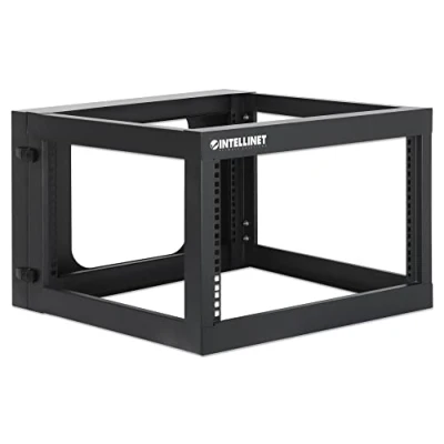 Immagine di Intellinet 716031 Armadio a Muro 19&quot; Open Frame 4 Montanti 6U Nero