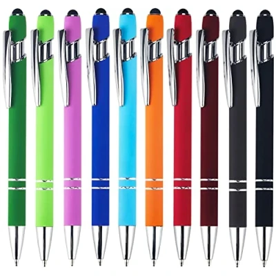 Immagine di NTGRTY 10 PCS Penna Touch 2 in 1,Penna Screen Retrattile 1 Pennino Stilo capacitive universali per schermi tattili Dispositivi(Penna a Sfera Stilo:1.0mm)
