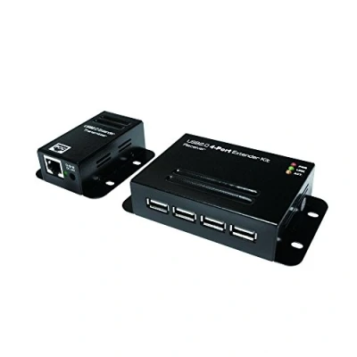 Immagine di LogiLink, UA0252, Extender USB 2.0, Cat. 5, Fino a 50 m con 1 Porta, Poe, Nero