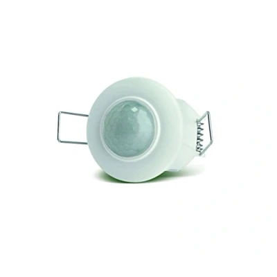 Immagine di Luceco Guardian Illuminazione interna a soffitto, sensore di movimento PIR da incasso diurno e notturno, 360 gradi, bianco