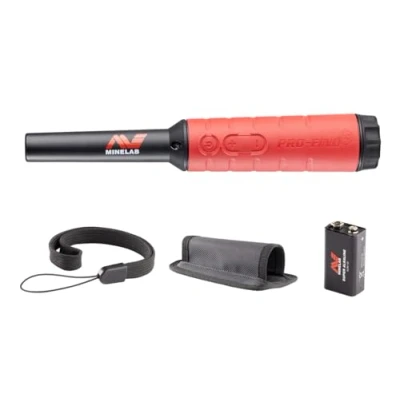 Immagine di Minelab Rilevatore di metallo Pinpointer impermeabile per esperti con ID tono e sensibilità regolabile (torcia integrata, fondina cordino inclusi) (PRO FIND 40)